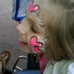 Shayla with facepaint